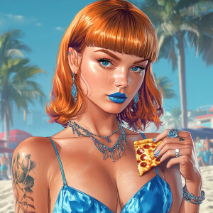 Create a 4K quality anime-inspired artwork for a scene from Gran...