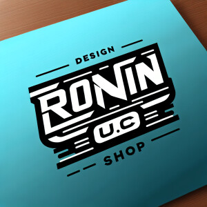 Сделай лого из надписи RONIN UC SHOP