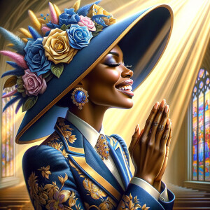 create a realistic airbrushed illustration of an African America...