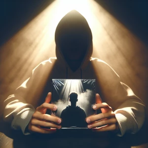 Design a rap album little raper cover for "bystanders" разговор...