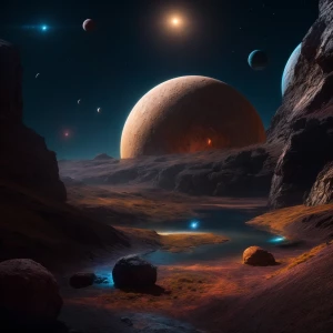 Describe the characteristics and location of the dwarf planet Ma...