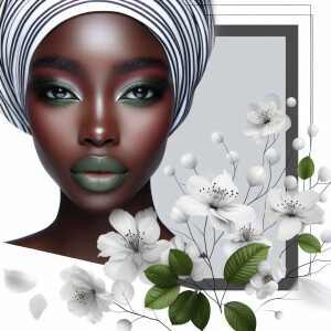 Create a sophisticated and visually captivating image using a mi...