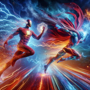 Generate a hyper-realistic still image depicting the epic moment...