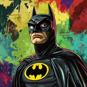 MEME PEPE in GTA art style — batman — in the style of a Grand Th...