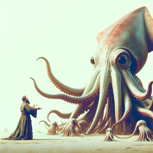 A giant squid named Cthulu has welcomed someone to the fold. He...