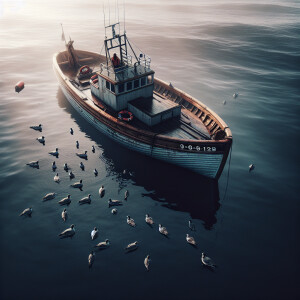 Rescuers found an empty boat drifting