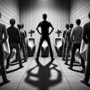 … and I walk in to the bathroom and what I saw got me speechless...