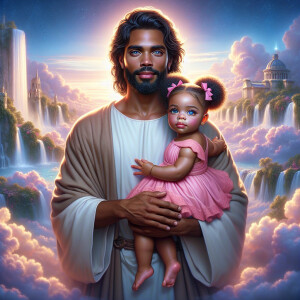 Create a 3D realistic artwork featuring the phrase 'Jesus Saves'...