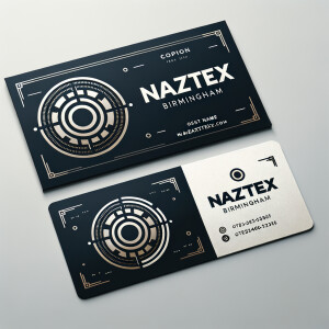 Business card for Naztex Birmingham