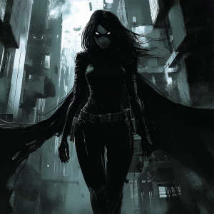 In the world where our valiant superheroine battles injustice wi...