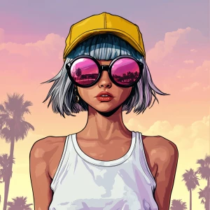 young, rebellious gta-style character. The character should have...