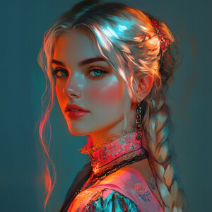 head and shoulders portrait, 8k resolution concept art portrait...