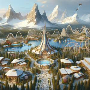 **Concept Model Rendering: Sundial Family Amusement Park**
Aeri...