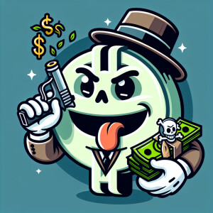 Design a highly detailed, sharp circular logo featuring an anima...