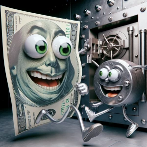 Imagine an ultra-realistic scene where a lively anthropomorphic...