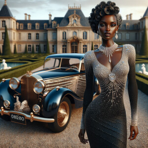Create a vibrant, 3-D realistic illustration of an light skin, H...