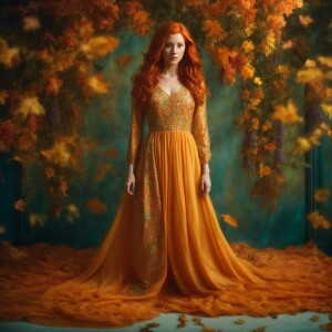 Photorealistic image. Artistic feel. Full frontal head to to toe...