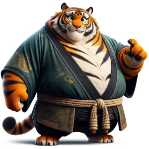 Tigeris from kung fu panda