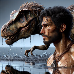 A very hyper quality photorealistic of a brave and handsome warr...