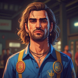 Hasbulla in GTA art style