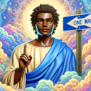 Revise the 3-D realistic image to accurately depict Jesus as an...