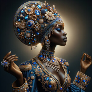 Create an illustration that embodies spirituality and a deep con...