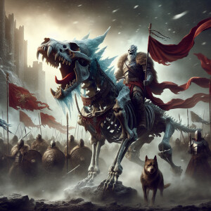 A strong and powerful Dungeons and Dragons epic movie poster fea...