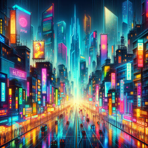 Neon city