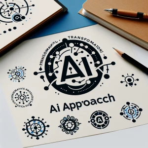 Create a logo for "AIStrategyGuy" that illustrates the simplific...