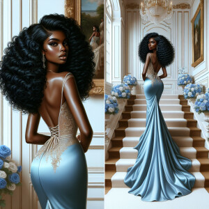 hyper realistic air brushed oil painting art image of a beautifu...