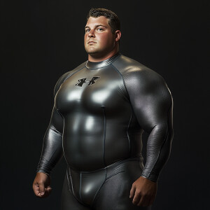Create a hyper-realistic photograph full male body image scan of...