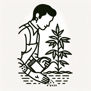 minimalistic weed grower