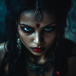Indian woman vampire underworld style