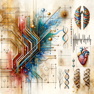 The golden ratio, Minimalist art Circuit, boards, circuitry, dia...