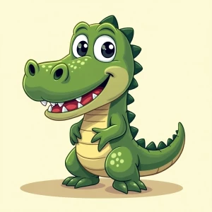 cartoon crocodile
