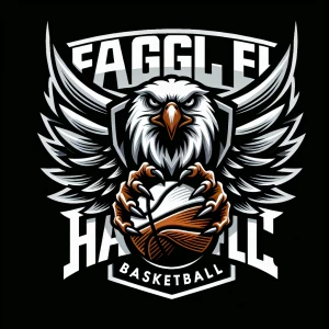 Design a high school basketball team logo that conveys fiercenes...
