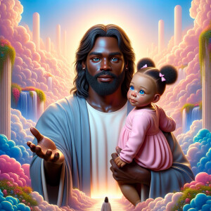 Create a 3D realistic artwork featuring the phrase 'Jesus Saves'...