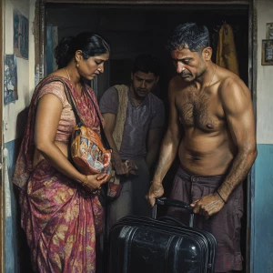 Photorealism,realism a 54-year-old Gujarati mother who works as...