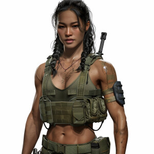 Introduce the character in an intense action sequence, highlight...