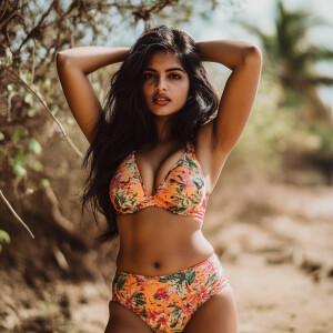 A 25-year-old Indian woman with aspirations of becoming an Insta...