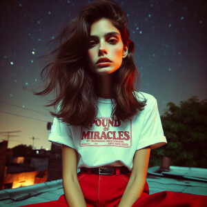 Generate a faded color film photograph from the early seventies...