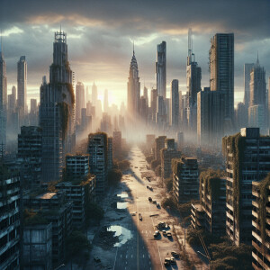 Create an image of what New York would look like in 2030
