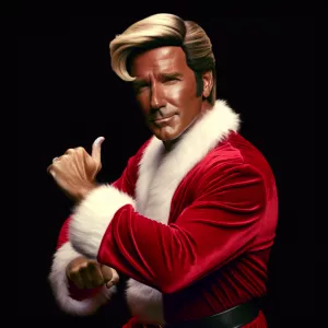 Generate a hyper-realistic image of former President Donald Trum...