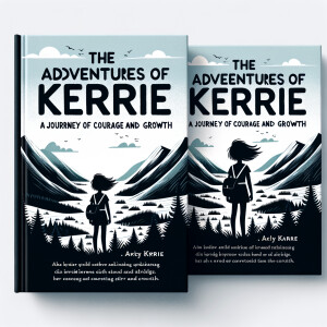 Book cover Title: The Adventures of Kerrie: A Journey of Courage...