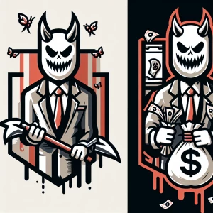 Create clean and professional logos.
Create a bold horror themed...