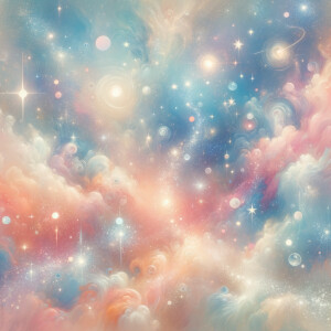 Pretty space design, cosmic