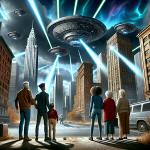 Make an alien invasión