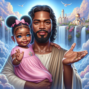 Create a 3D realistic artwork featuring the phrase 'Jesus Saves'...
