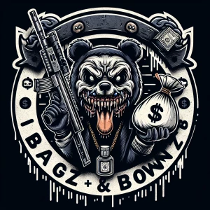 , animated demon influenced by horror elements, dressed in a ooz...