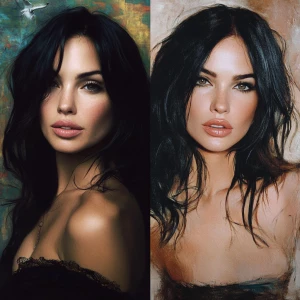 Blend of Sandra Bullock and Megan fox
